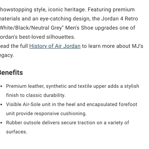 AIR JORDON 4 RETRO Military Black and White Neutral Grey 12 - Picture 7 of 9